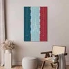 Artgeist Paveikslas - Graphic Illustration of a Swimming Pool Against the Backdrop of the French Flag