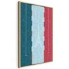 Artgeist Paveikslas - Graphic Illustration of a Swimming Pool Against the Backdrop of the French Flag