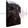 Artgeist Paveikslas - Heart of Mountain Landscape (1-part) - Clouds Amid Rocks