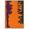Artgeist Paveikslas - Henri Matisse – Juodas and Violet Arabesques on Oranžinis