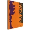 Artgeist Paveikslas - Henri Matisse – Juodas and Violet Arabesques on Oranžinis