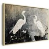 Artgeist Paveikslas - Herons and cherry blossoms - oriental-style illustration depicting birds