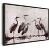 Artgeist Paveikslas - Herons painted with ink