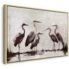 Artgeist Paveikslas - Herons painted with ink