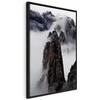 Artgeist Paveikslas - High Mountains in Mist (1-part) - Landscape of Clouds Amid Rocks