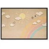 Artgeist Paveikslas - Holiday Sky - Sunny Day with a Rainbow and Flying Birds