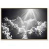 Artgeist Paveikslas - Hope in the Clouds: Inspiring Rays of the Sun – Awaken Emotions