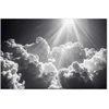 Artgeist Paveikslas - Hope in the Clouds: Inspiring Rays of the Sun – Awaken Emotions