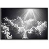 Artgeist Paveikslas - Hope in the Clouds: Inspiring Rays of the Sun – Awaken Emotions