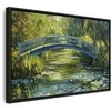 Artgeist Paveikslas - Impressionist bridge - painting of a bridge against a picturesque background