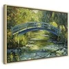 Artgeist Paveikslas - Impressionist bridge - painting of a bridge against a picturesque background