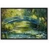 Artgeist Paveikslas - Impressionist bridge - painting of a bridge against a picturesque background