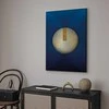 Artgeist Paveikslas - In the Shadow of Classic Mėlyna (1-part) - Golden Circle in Abstraction