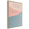 Artgeist Paveikslas - Inscriptions: Home Sweet Home (1 Part) Vertical