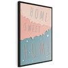 Artgeist Paveikslas - Inscriptions: Home Sweet Home (1 Part) Vertical