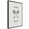 Artgeist Paveikslas - Juodas Badminton Rackets