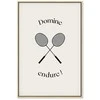 Artgeist Paveikslas - Juodas Badminton Rackets