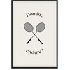 Artgeist Paveikslas - Juodas Badminton Rackets
