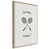 Artgeist Paveikslas - Juodas Badminton Rackets