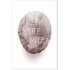Artgeist Paveikslas - Keep Life Simple (1 Part) Vertical