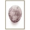 Artgeist Paveikslas - Keep Life Simple (1 Part) Vertical