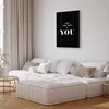 Artgeist Paveikslas - Key to Success (1-part) - Juodas and Baltas English Inscriptions