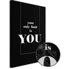 Artgeist Paveikslas - Key to Success (1-part) - Juodas and Baltas English Inscriptions