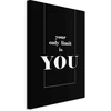 Artgeist Paveikslas - Key to Success (1-part) - Juodas and Baltas English Inscriptions