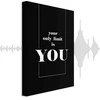 Artgeist Paveikslas - Key to Success (1-part) - Juodas and Baltas English Inscriptions
