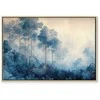 Artgeist Paveikslas - Landscape with Trees in Illustrative Style Fairy-Tale Mėlyna Forest