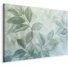 Artgeist Paveikslas - Large Leaves in Shades of Žalias-Mint: Botanical Motif
