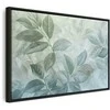 Artgeist Paveikslas - Large Leaves in Shades of Žalias-Mint: Botanical Motif