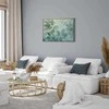 Artgeist Paveikslas - Large Leaves in Shades of Žalias-Mint: Botanical Motif