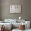 Artgeist Paveikslas - Letters Above the Rainbow - Letters Among Streams of Rain and Clouds with a Rainbow Moon and Stars on a Light Background