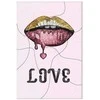 Artgeist Paveikslas - Liquid Lips (1 Part) Vertical