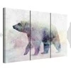 Artgeist Paveikslas - Lonely Bear (3 Parts)