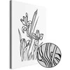Artgeist Paveikslas - Love Irises (1 Part) Vertical