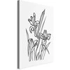 Artgeist Paveikslas - Love Irises (1 Part) Vertical