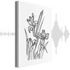 Artgeist Paveikslas - Love Irises (1 Part) Vertical