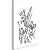 Artgeist Paveikslas - Love Irises (1 Part) Vertical