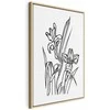 Artgeist Paveikslas - Love Irises (1 Part) Vertical