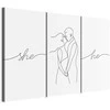 Artgeist Paveikslas - Love Triptych (3 Parts)