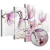 Artgeist Paveikslas - Magnolias over Water (5 Parts) Wide Rožinė