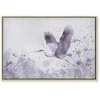 Artgeist Paveikslas - Majestic flight - a crane in flight in monochrome