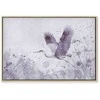 Artgeist Paveikslas - Majestic flight - a crane in flight in monochrome