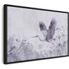 Artgeist Paveikslas - Majestic flight - a crane in flight in monochrome
