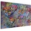 Artgeist Paveikslas - Map: Jackson Pollock inspiration