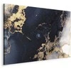 Artgeist Paveikslas - Marble and navy mėlynas – abstract textured pattern inspired by the starry sky