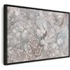 Artgeist Paveikslas - Marble flowers – natural stone structure in pastel colours