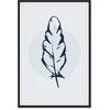 Artgeist Paveikslas - Mėlyna Feather (1 Part) Vertical